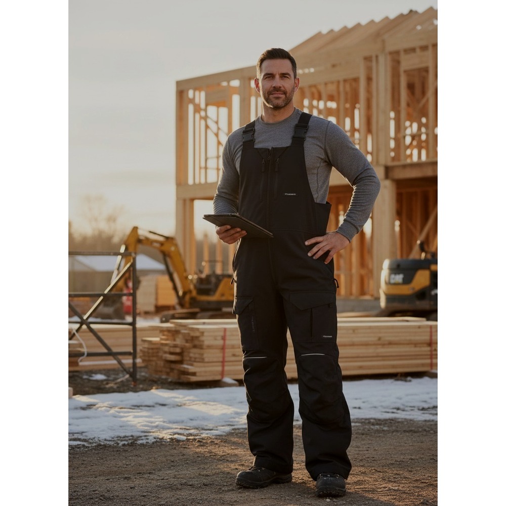 Truewerk T3  Mens WerkBibs Overall Insulated Water-Resistant- Size XL